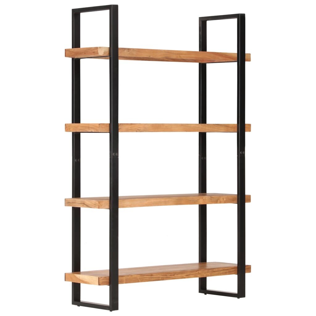 Image of 4-Tier Bookcase 472"x157"x709" Solid Acacia Wood
