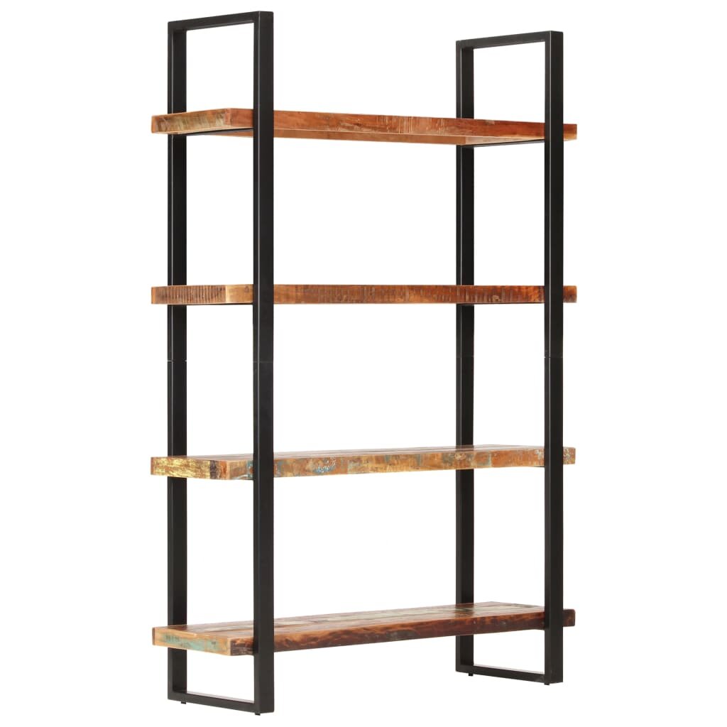 Image of 4-Tier Bookcase 472"x157"x709" Solid Reclaimed Wood