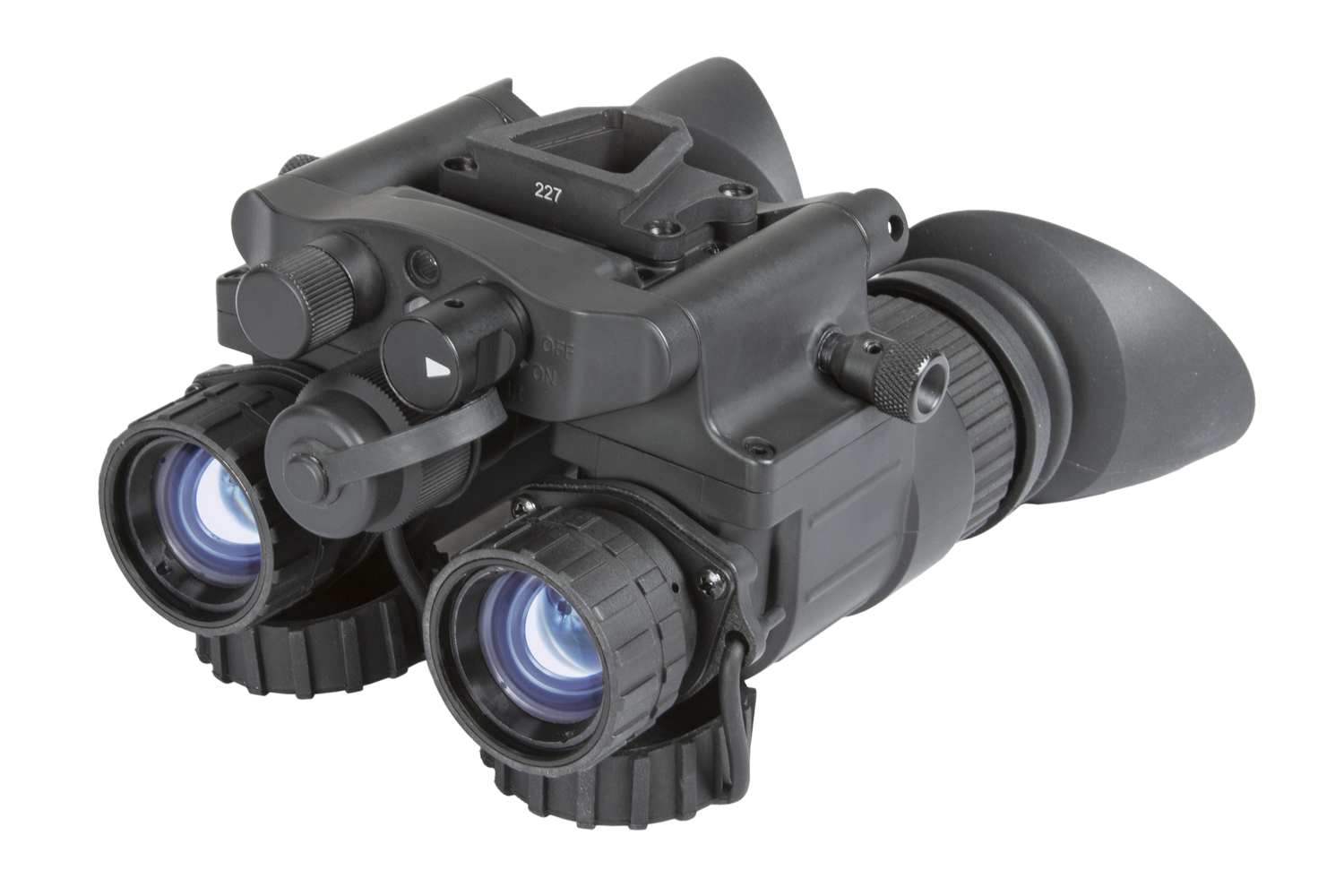Image of AGM NVG-40 NL1 Dual Tube Night Vision Goggle Black ID 810027773890