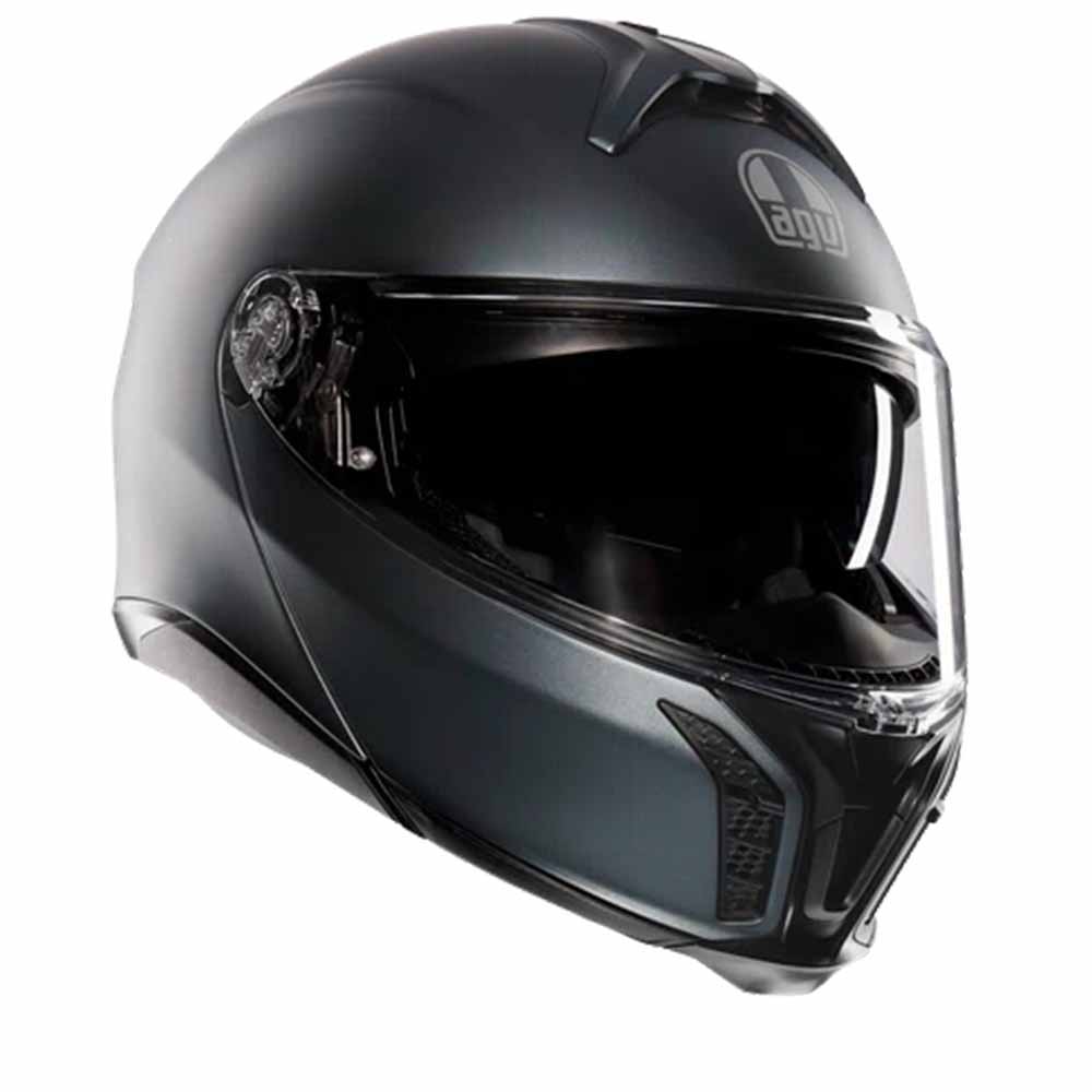 Image of AGV Tourmodular E2206 Solid Mplk Matt Ardesia Grey Modular Helmet Größe 2XL