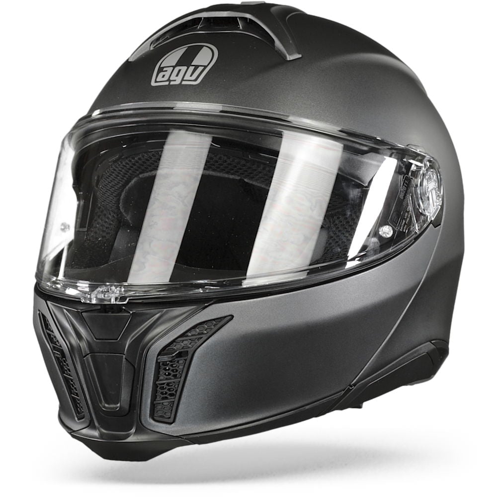 Image of AGV Tourmodular Solid Mplk Matt Black Modular Helmet Talla 2XL