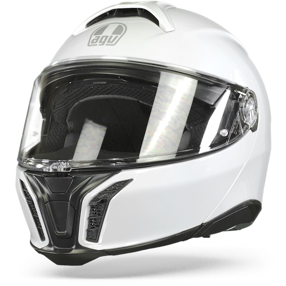 Image of AGV Tourmodular Solid Stelvio White Modular Helmet Talla M