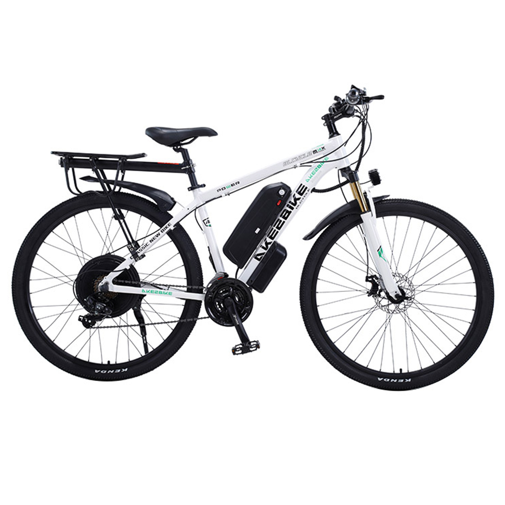 Image of AKEZ 29-inch Electric Bike 1000W 48V 13AH White