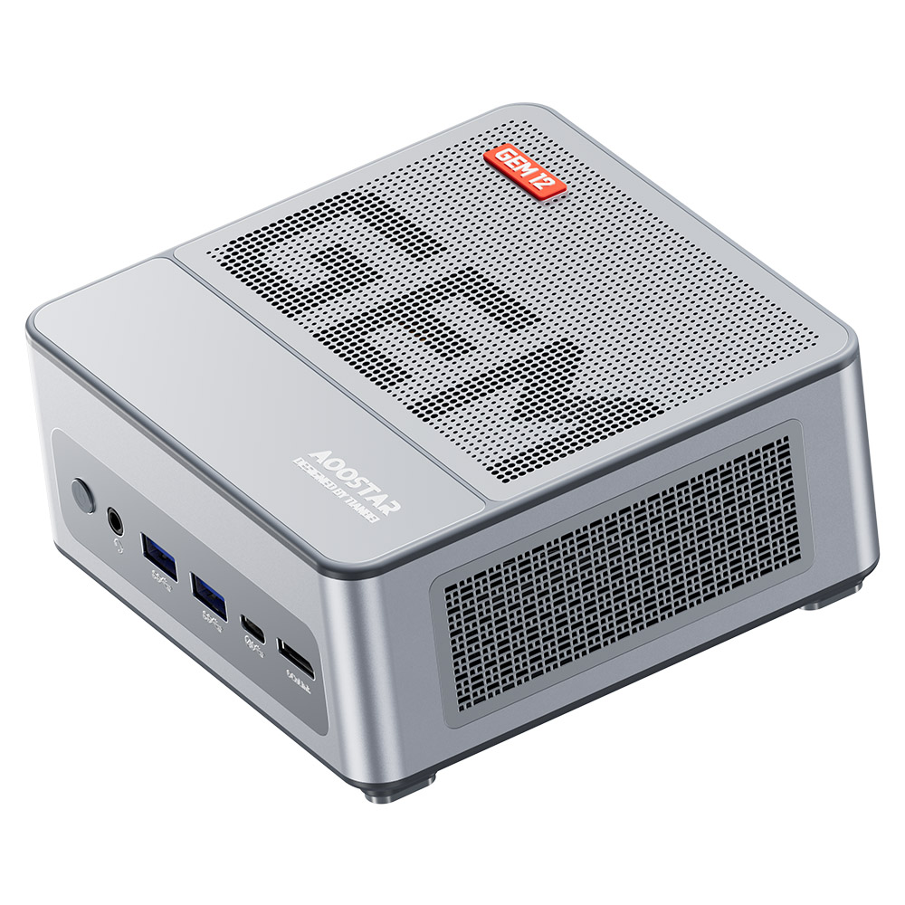 Image of AOOSTAR GEM12 Max R9 6900HX Mini PC 32+1TB Silver