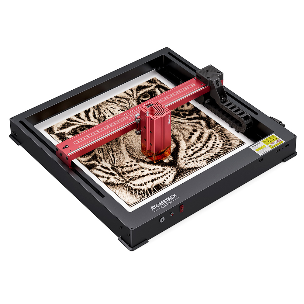 Image of ATOMSTACK A12 Pro 12W Laser Engraver Cutter EU Plug