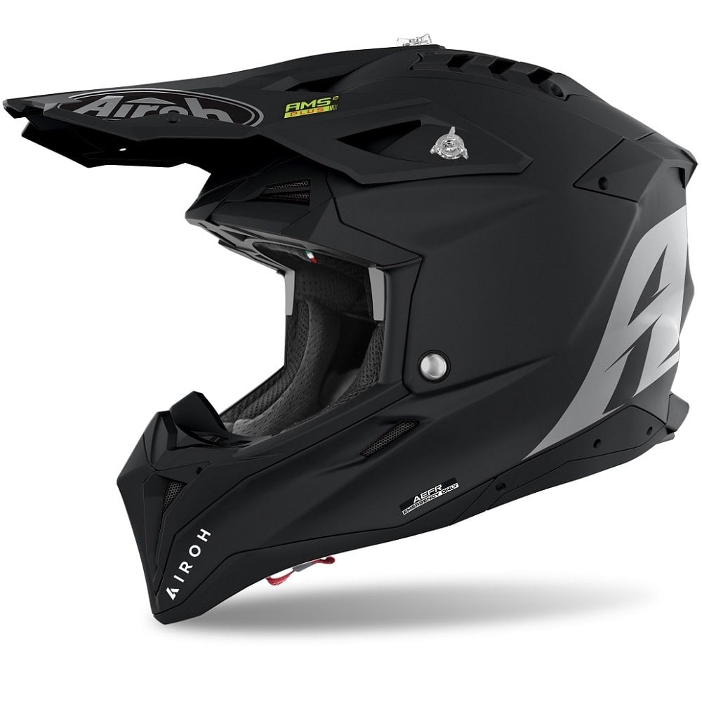 Image of Airoh Aviator 3 Flat Black Offroad Helmet Size L EN