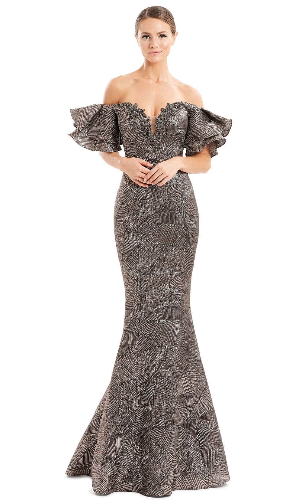 Image of Alexander by Daymor 1652 - Off-Shoulder Sweetheart Evening Gown