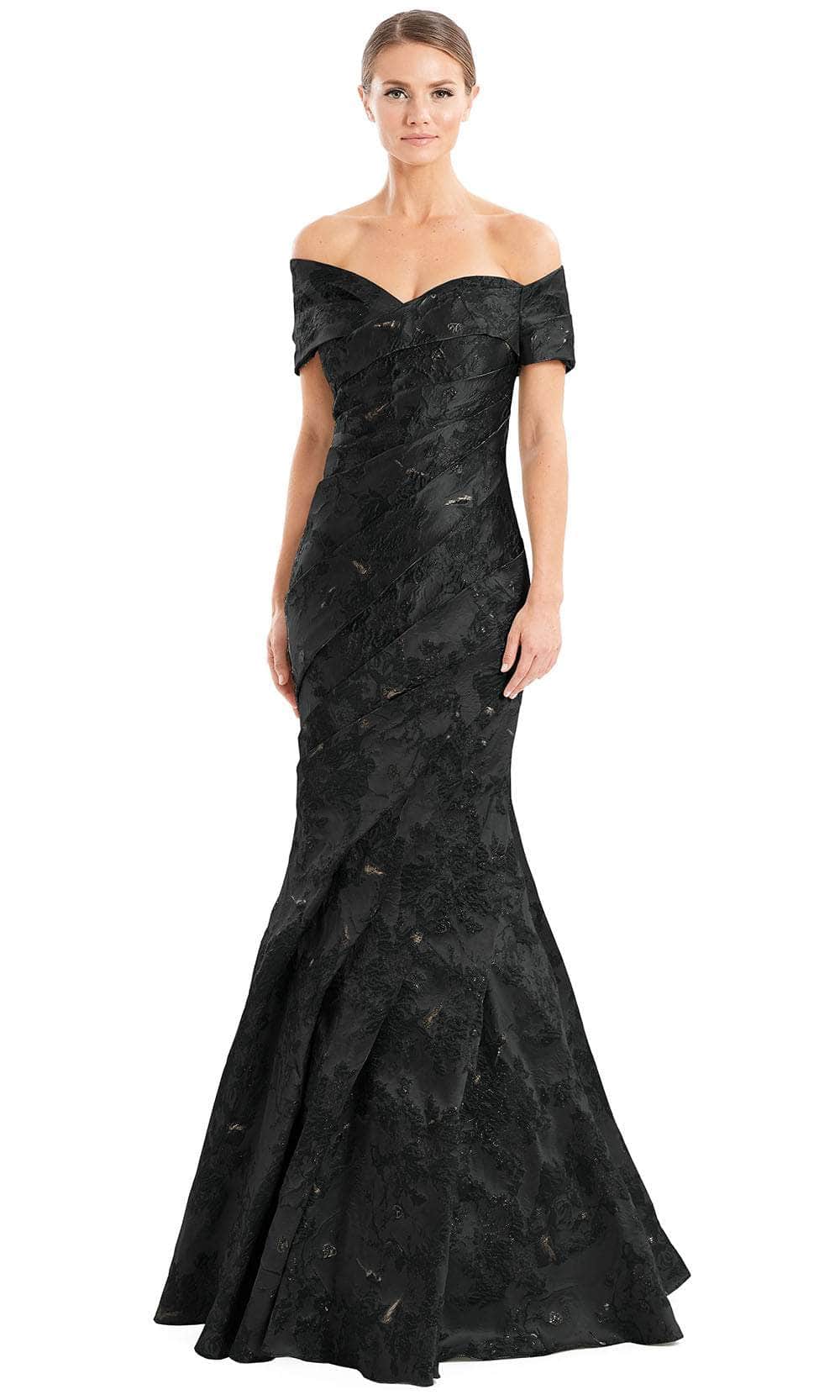 Image of Alexander by Daymor 1666 - Faux Wrap Mermaid Gown