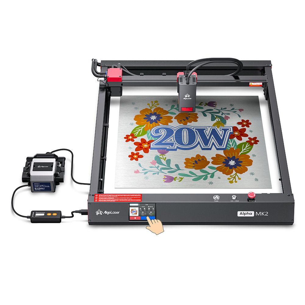 Image of AlgoLaser Alpha MK2 20W Laser Engraver