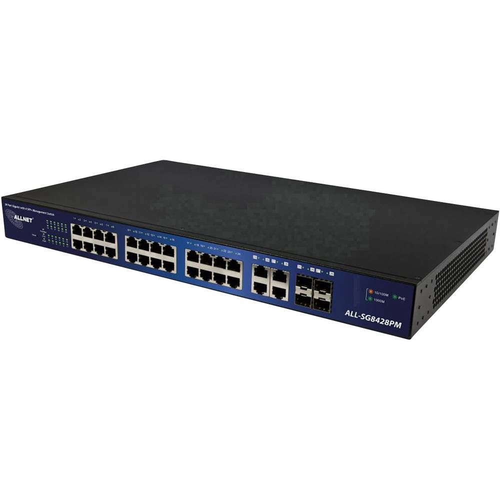 Image of Allnet ALL-SG8428PM Network switch 24 + 4 ports 1000 MBit/s PoE
