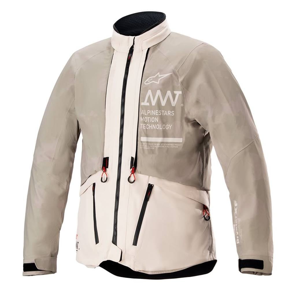 Image of Alpinestars AMT-10 Lab Drystar XF Jacket White Sand Aluminum Camo Size L EN