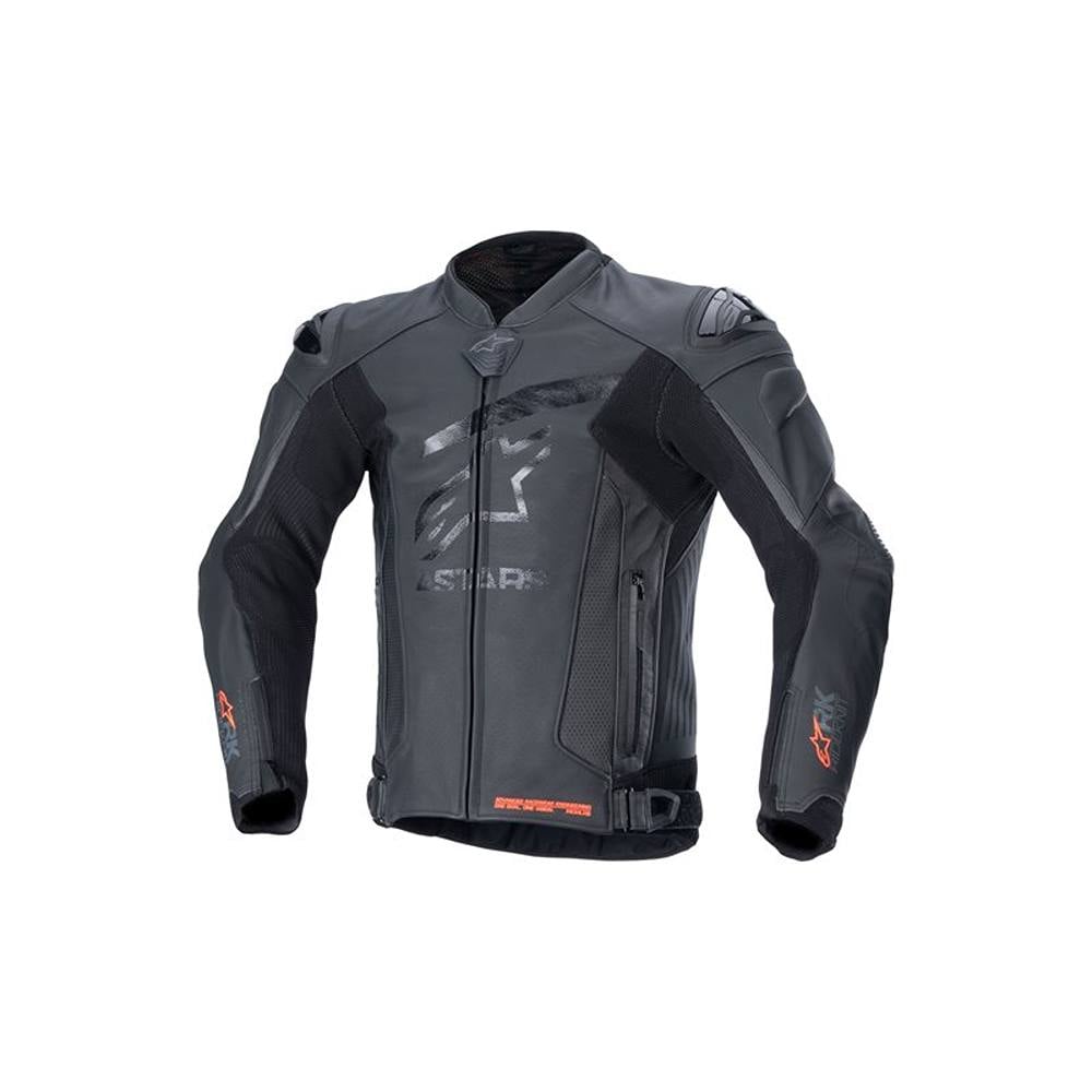 Image of Alpinestars GP Plus R V4 Rideknit Leather Jacket Black Black Größe 54