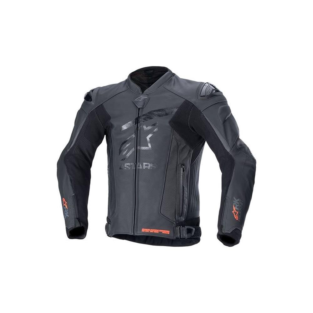 Image of Alpinestars GP Plus R V4 Rideknit Leather Jacket Black Black Größe 50