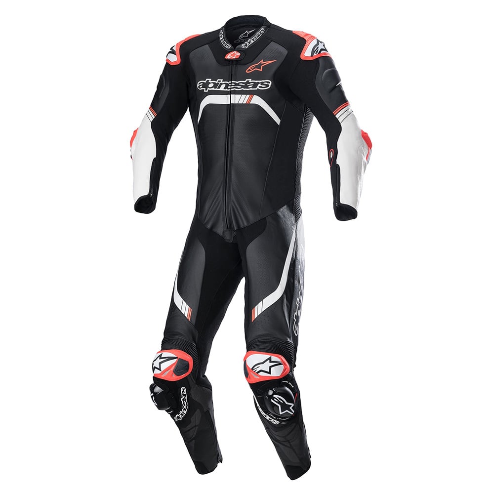 Image of Alpinestars GP Tech V4 Black White Red One Piece Suit Size 48 ID 8059347015415