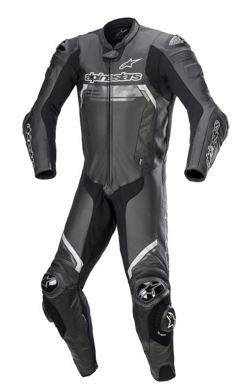 Image of Alpinestars Missile V2 Ignition Leather Suit 1 Pc Black Black Talla 48
