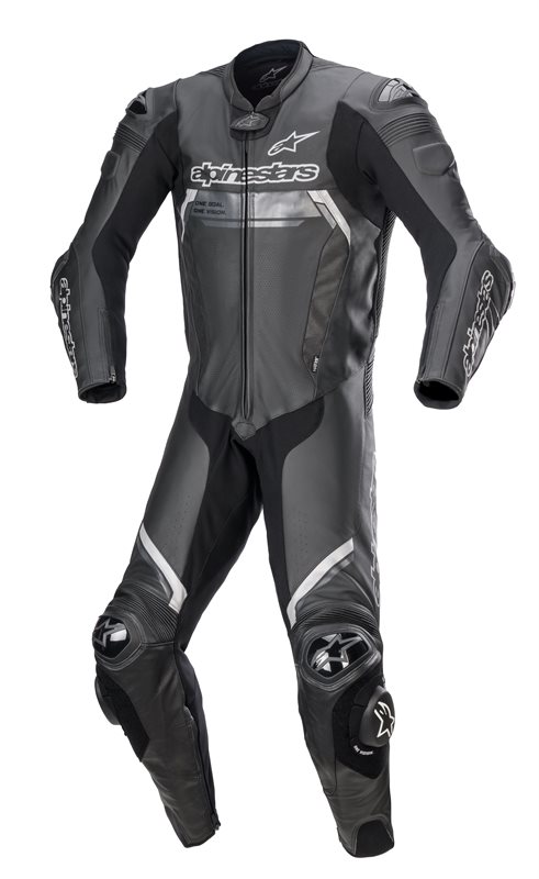 Image of Alpinestars Missile V2 Ignition Leather Suit 1 Pc Black Size 48 EN