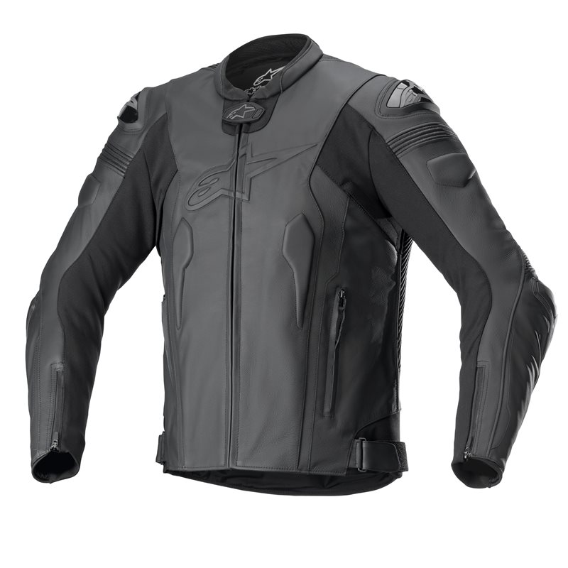 Image of Alpinestars Missile V2 Schwarz Leather CE Jacke Größe 52