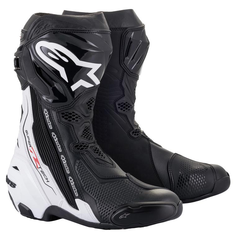 Image of Alpinestars Supertech R Schwarz Weiß Stiefel Größe 46