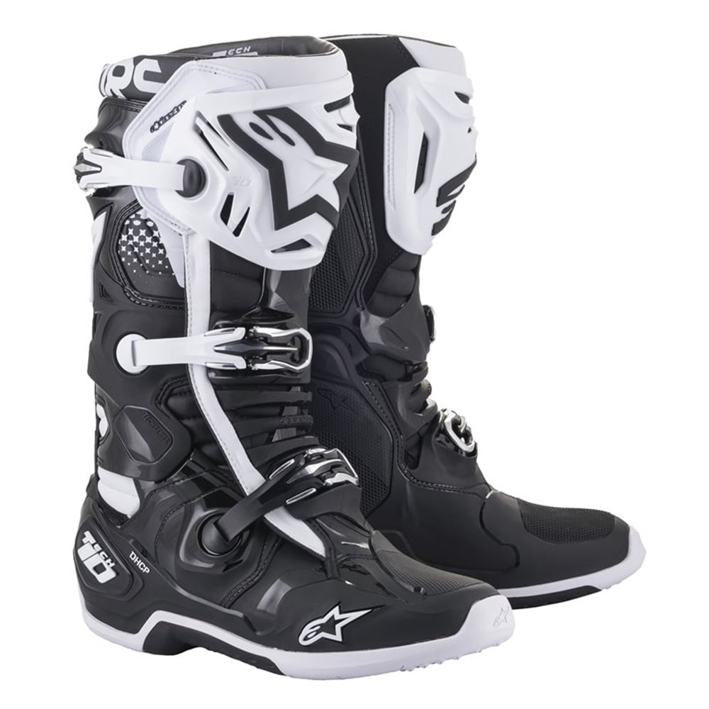 Image of Alpinestars Tech 10 Boots Black White Größe US 9