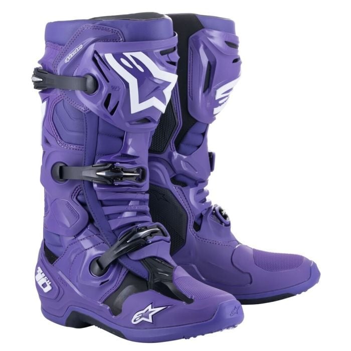 Image of Alpinestars Tech 10 Ultraviolet Boots Black Größe US 8