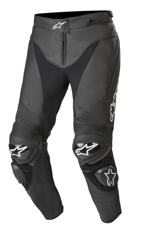 Image of Alpinestars Track V2 Pantalón Moto Cuero Negro Talla 52