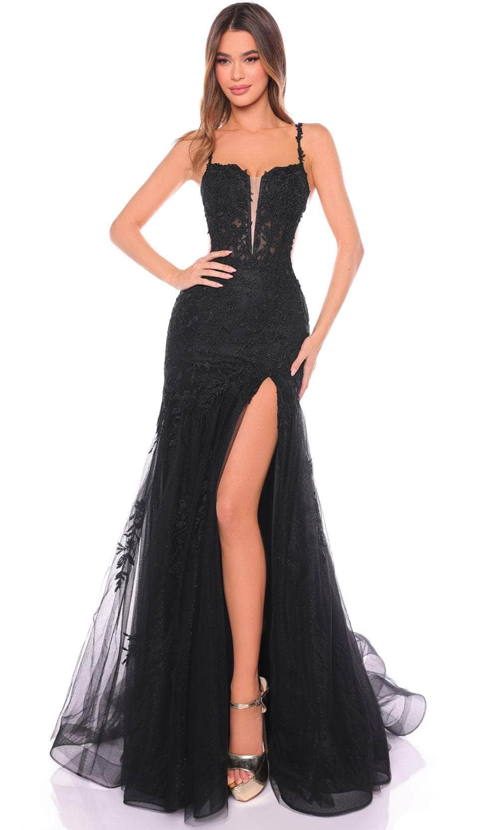 Image of Amarra 88107 - Embroidered Mermaid Prom Gown