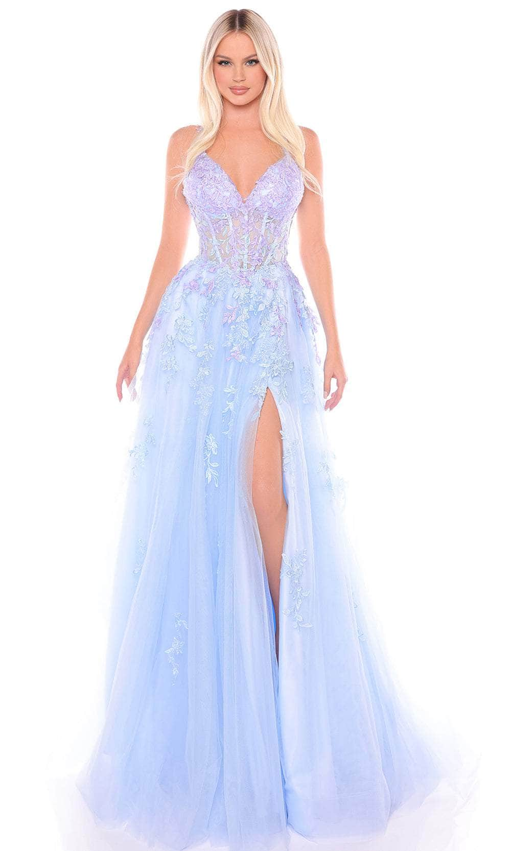 Image of Amarra 88115 - Lace Sleeveless Prom Gown