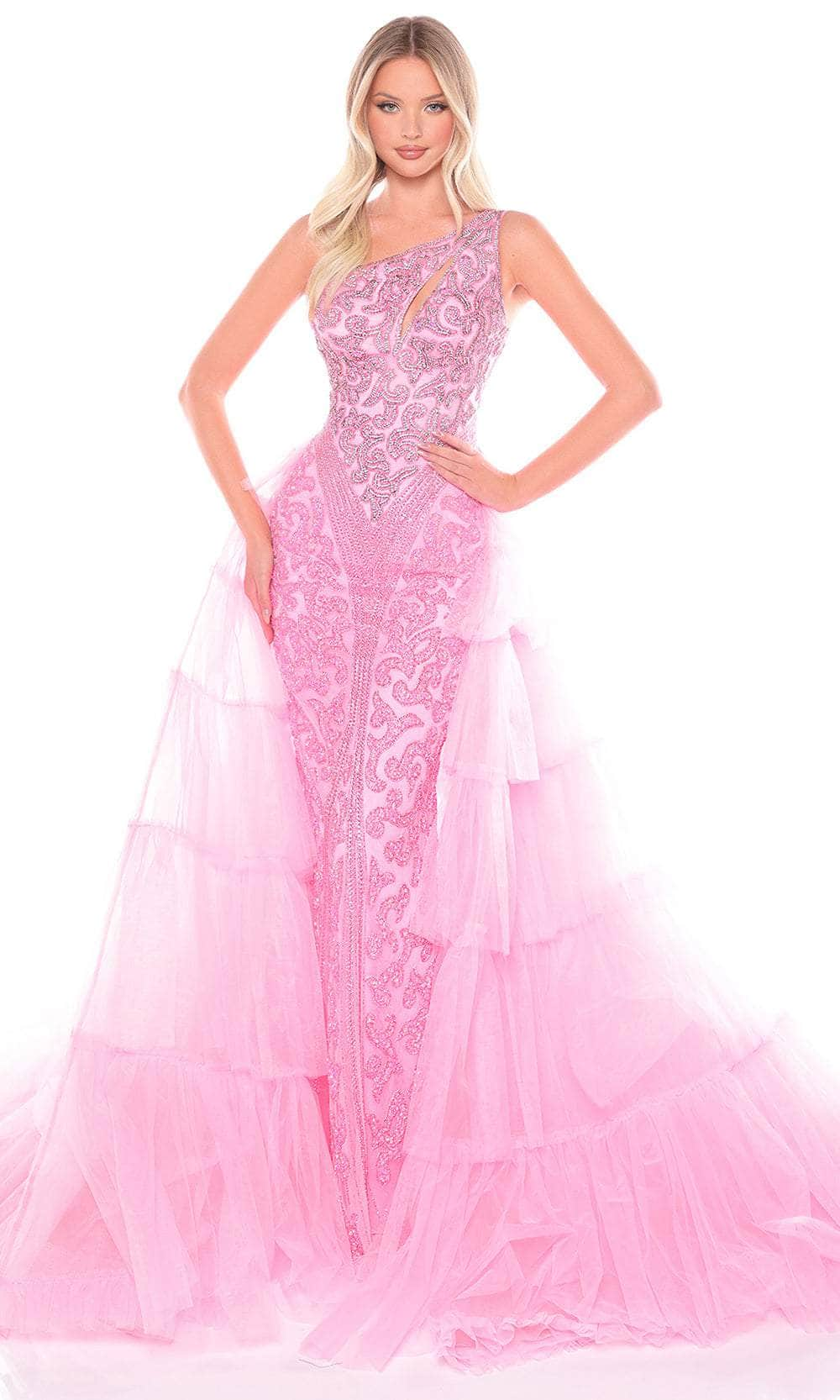 Image of Amarra 88147 - One-Shoulder Sequin Prom Gown