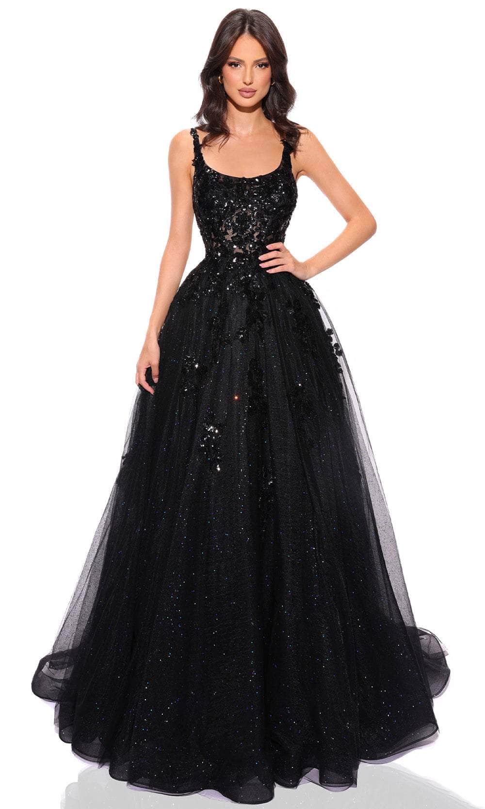 Image of Amarra 88749 - Sequin Embroidered Prom Dress