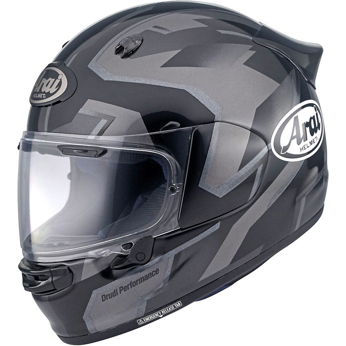 Image of Arai Quantic Robotik Black Full Face Helmet Größe XS