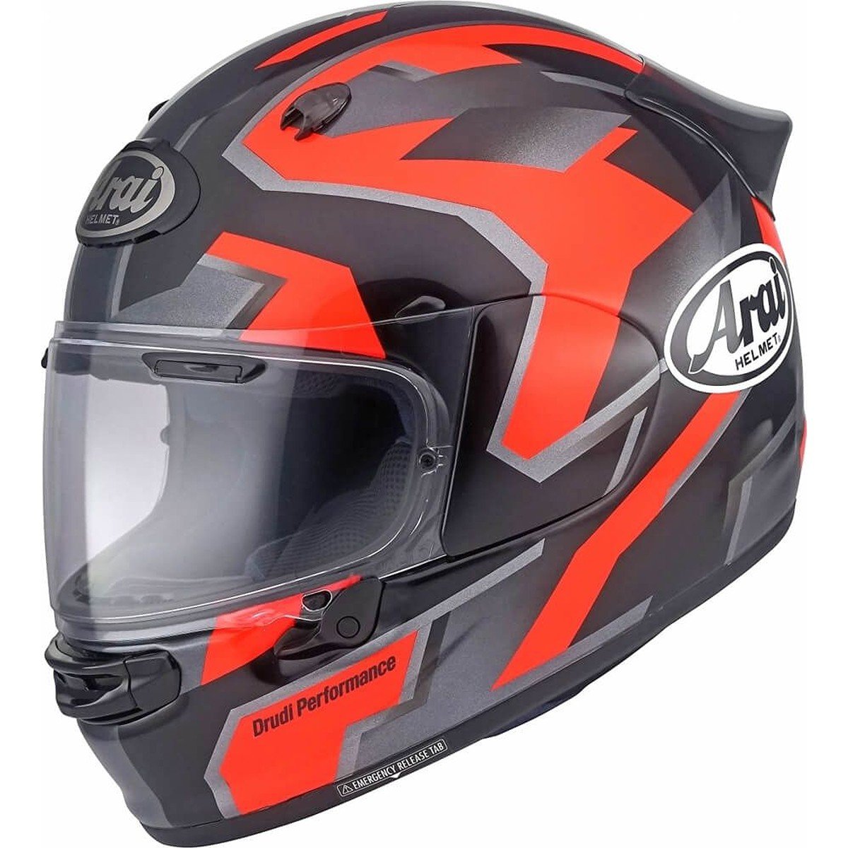 Image of Arai Quantic Robotik Red Full Face Helmet Größe M