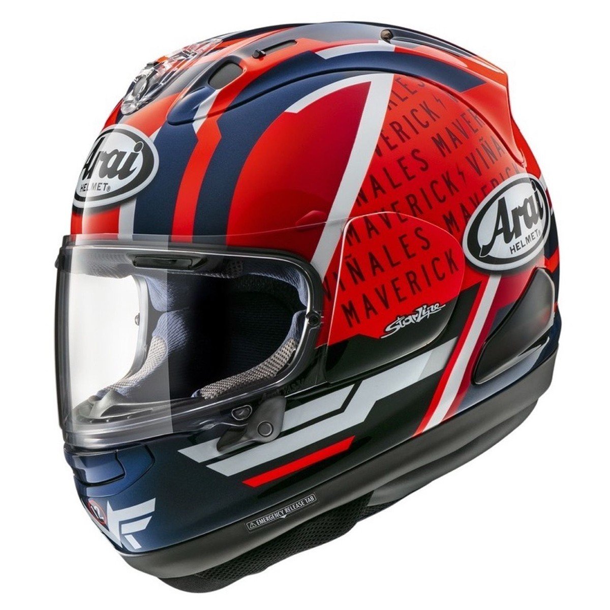 Image of Arai RX-7V EVO Maverick Viñales Full Face Helmet Size XL ID 4530935632626