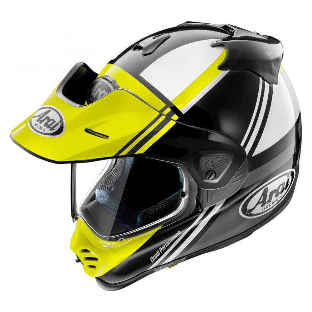 Image of Arai TOUR-X5 Cosmic Fluor Yellow Adventure Helmet Größe XS