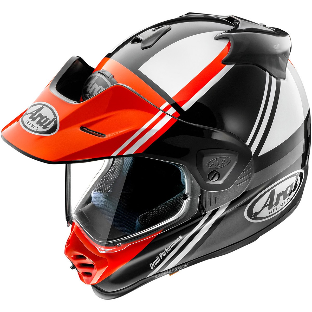 Image of Arai TOUR-X5 Cosmic Red Adventure Helmet Taille XS