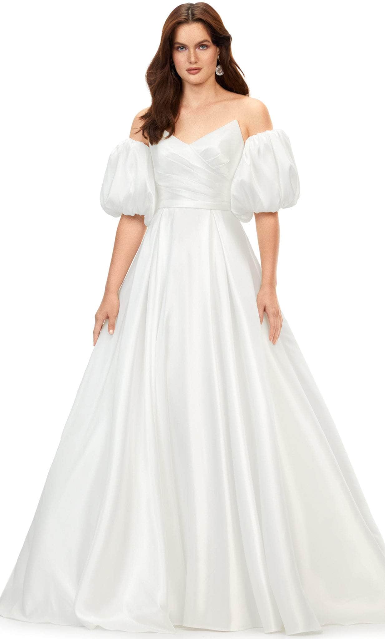 Image of Ashley Lauren 11323 - Phantom Satin Bridal Gown