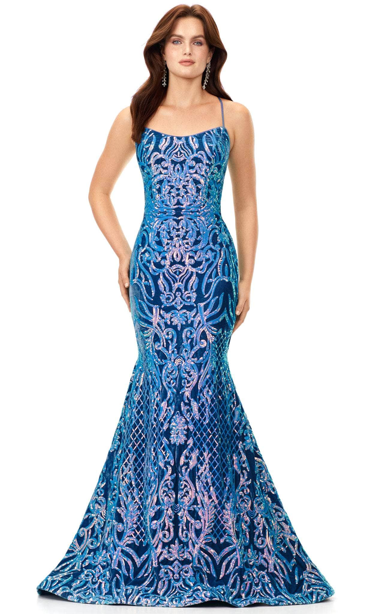 Image of Ashley Lauren 11331 - Fitted Strapless With Over Skirt Evening Gown