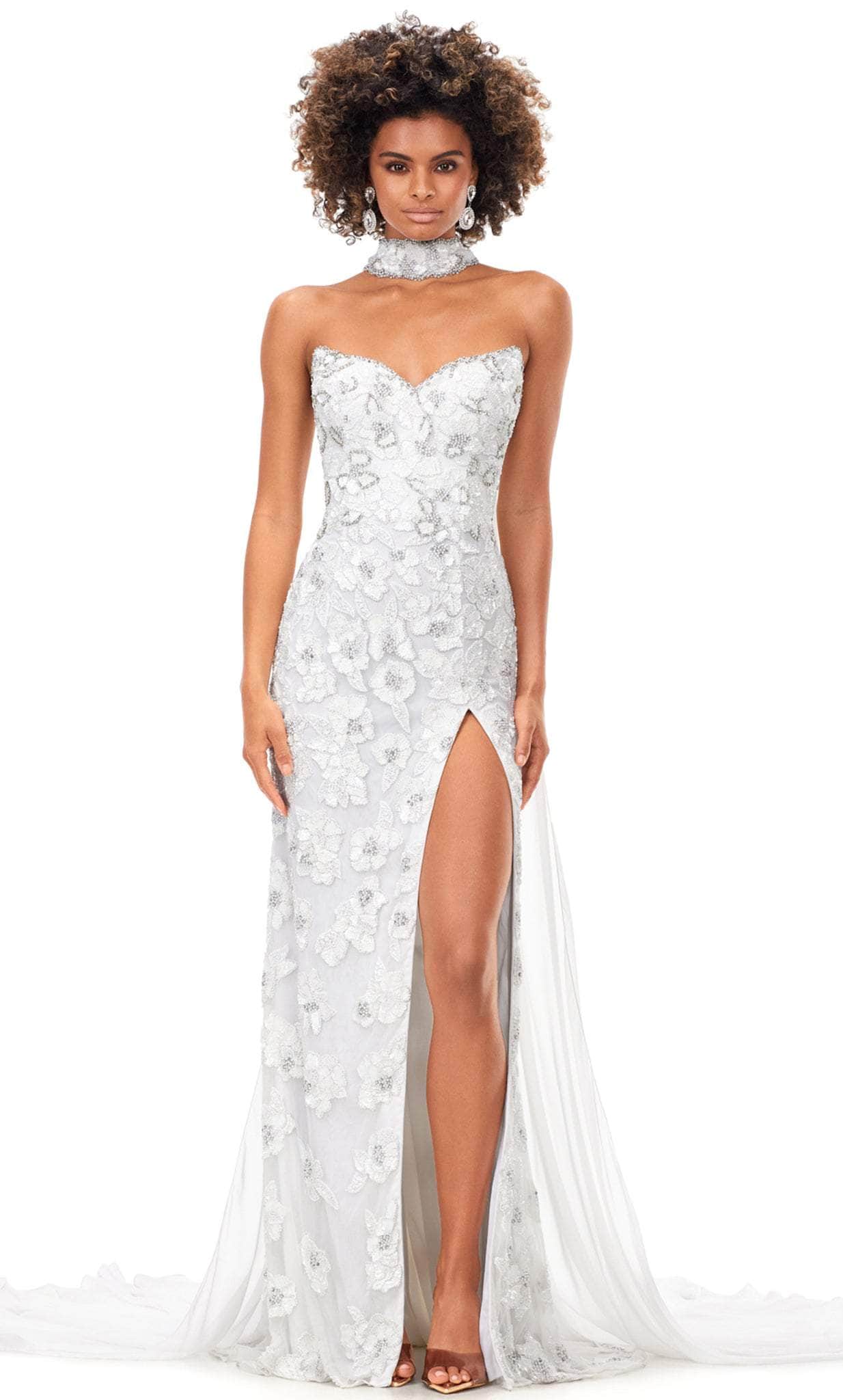 Image of Ashley Lauren 11351 - Strapless Sweetheart Neck Evening Gown