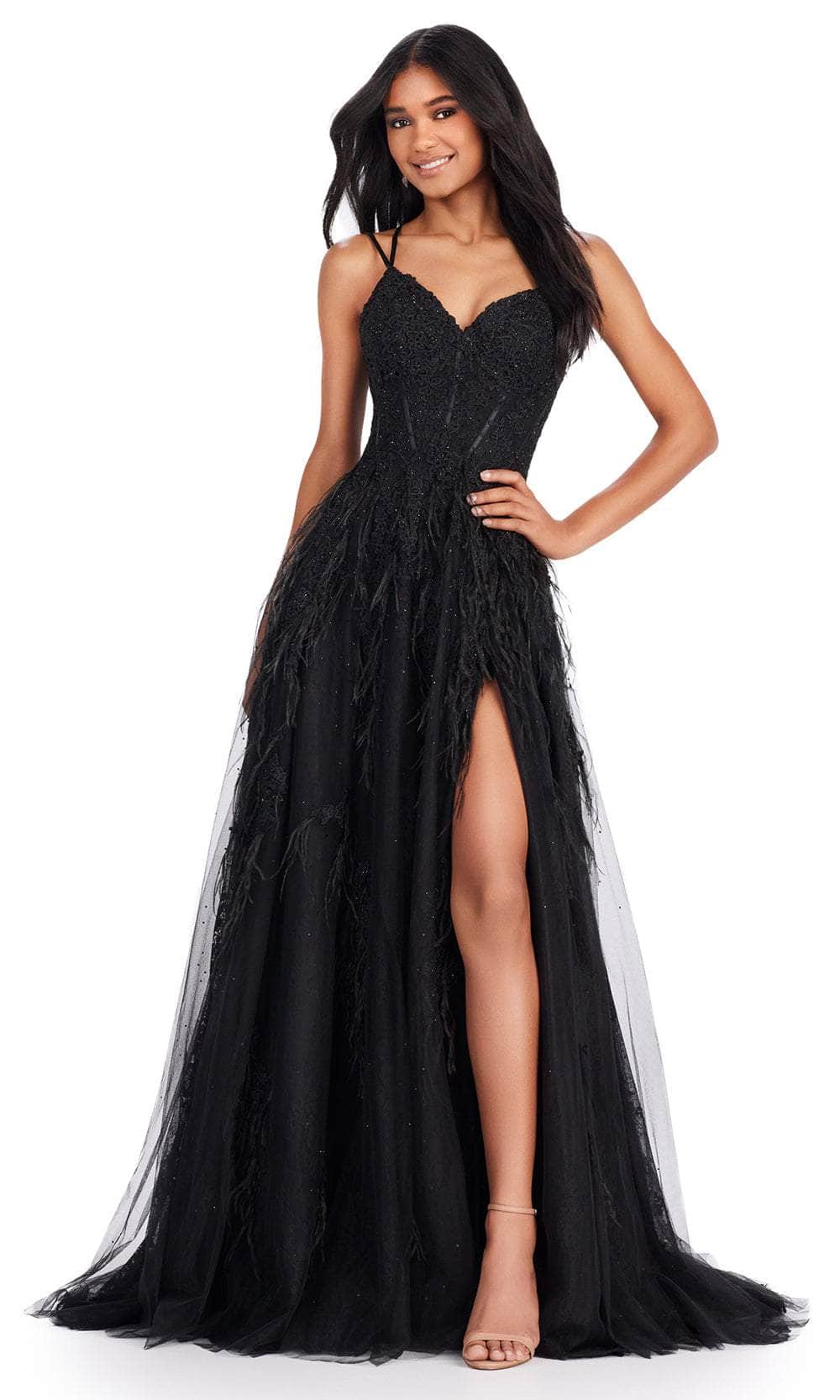 Image of Ashley Lauren 11480 - Sweetheart Corset Style Prom Dress