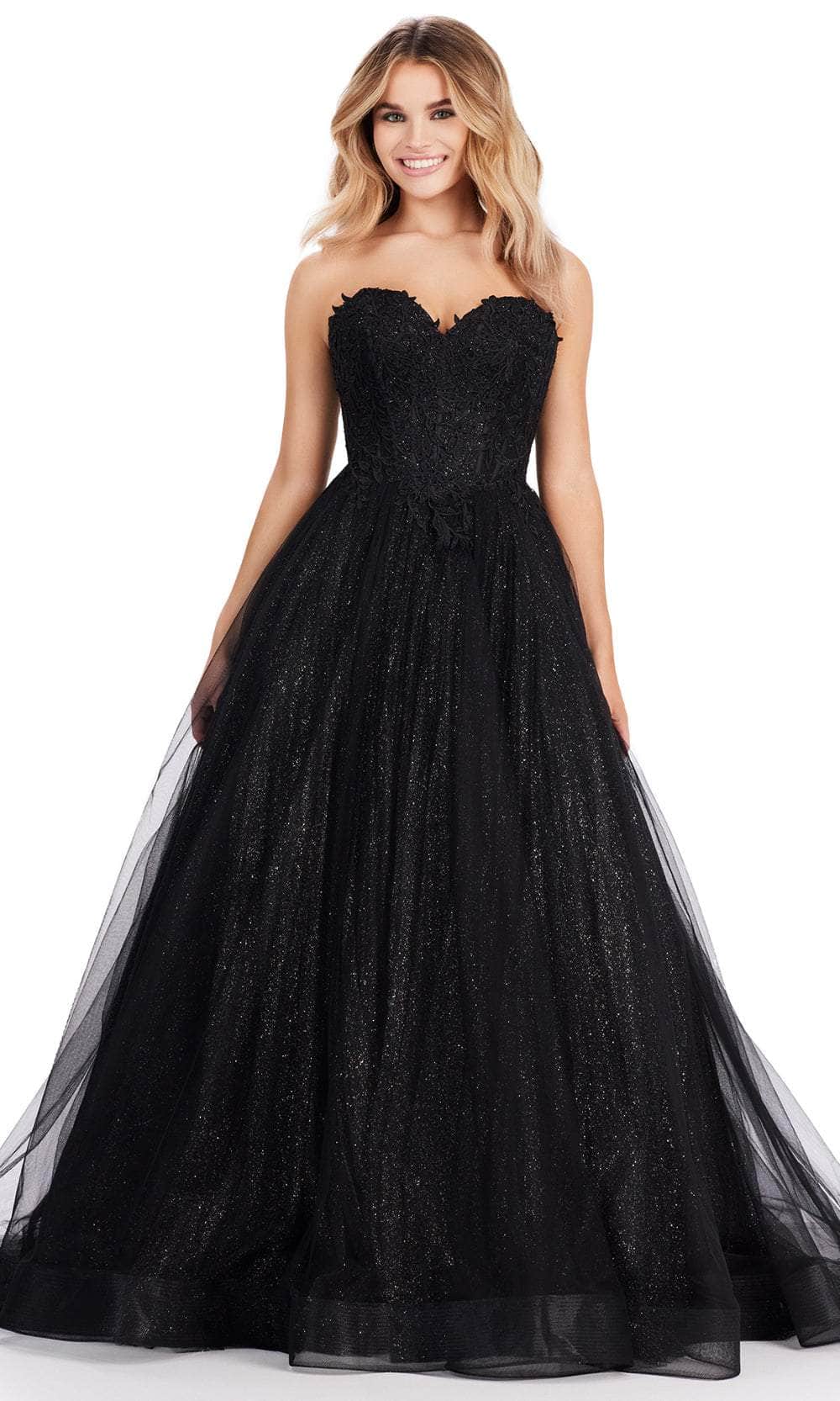Image of Ashley Lauren 11518 - Glitter Tulle A-Line Prom Dress