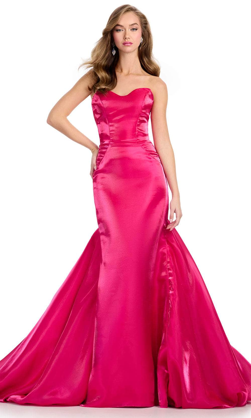 Image of Ashley Lauren 11996 - Sweetheart Mermaid Satin Prom Dress