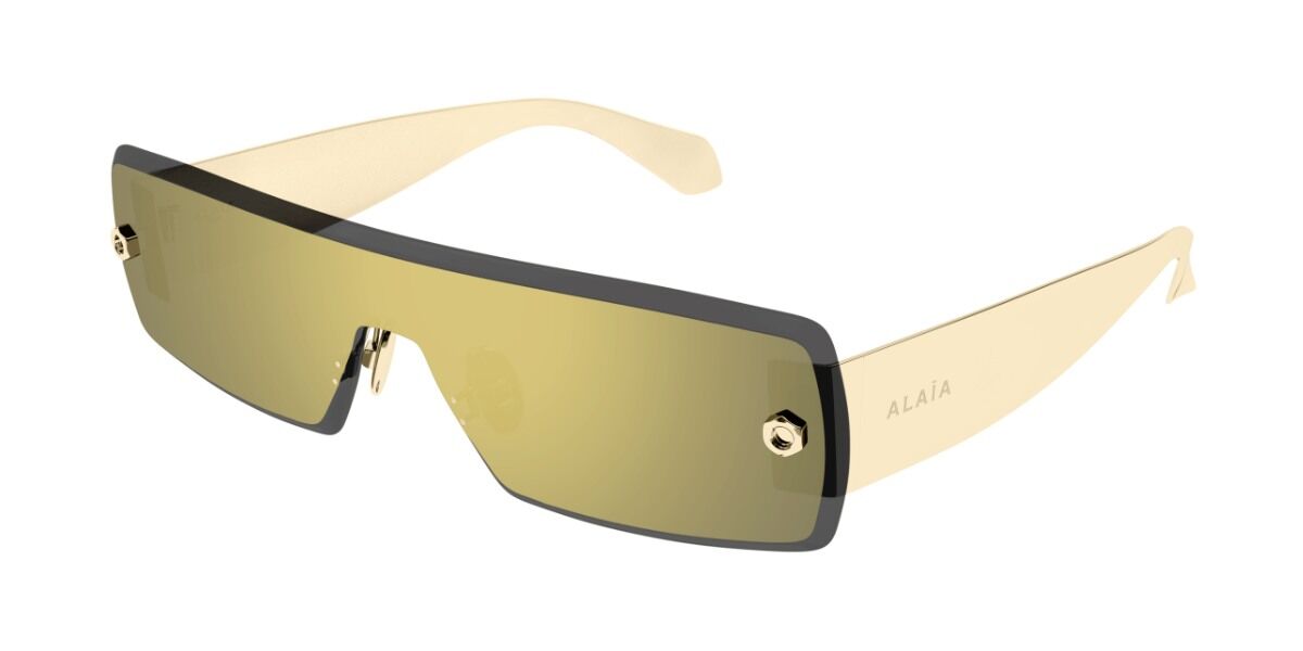 Image of Azzedine Alaia AA0083S 003 99 Lunettes De Soleil Femme Dorées FR