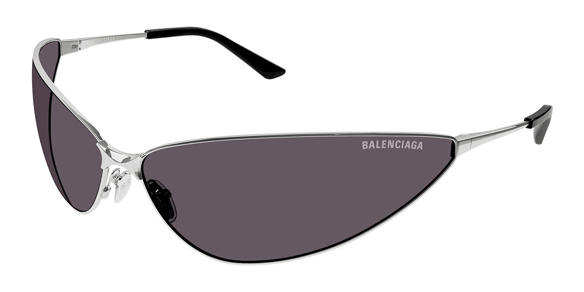 Image of Balenciaga BB0315S 004 93 Lunettes De Soleil Homme Argentées FR