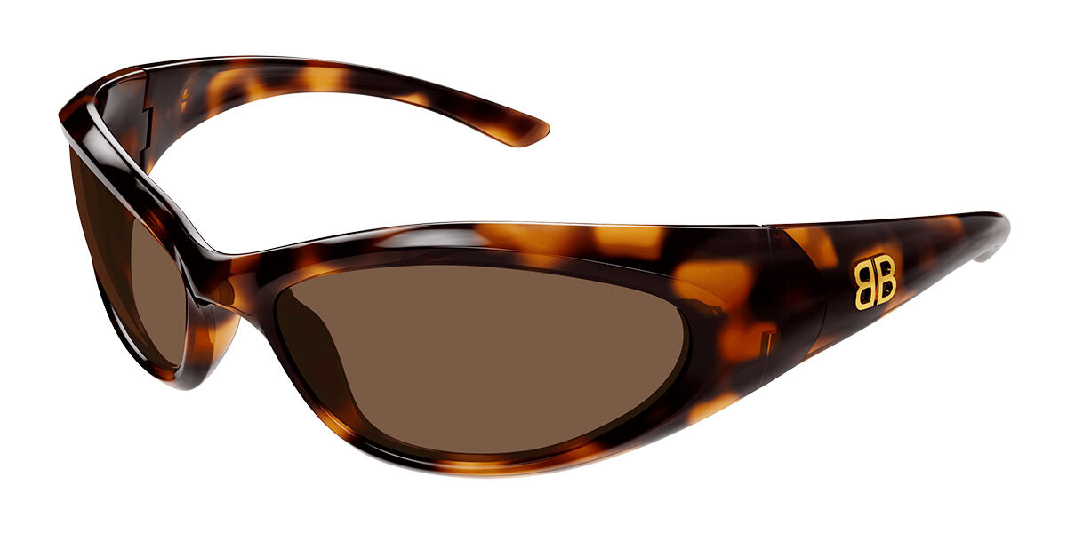 Image of Balenciaga BB0384S 002 Óculos de Sol Tortoiseshell Masculino PRT