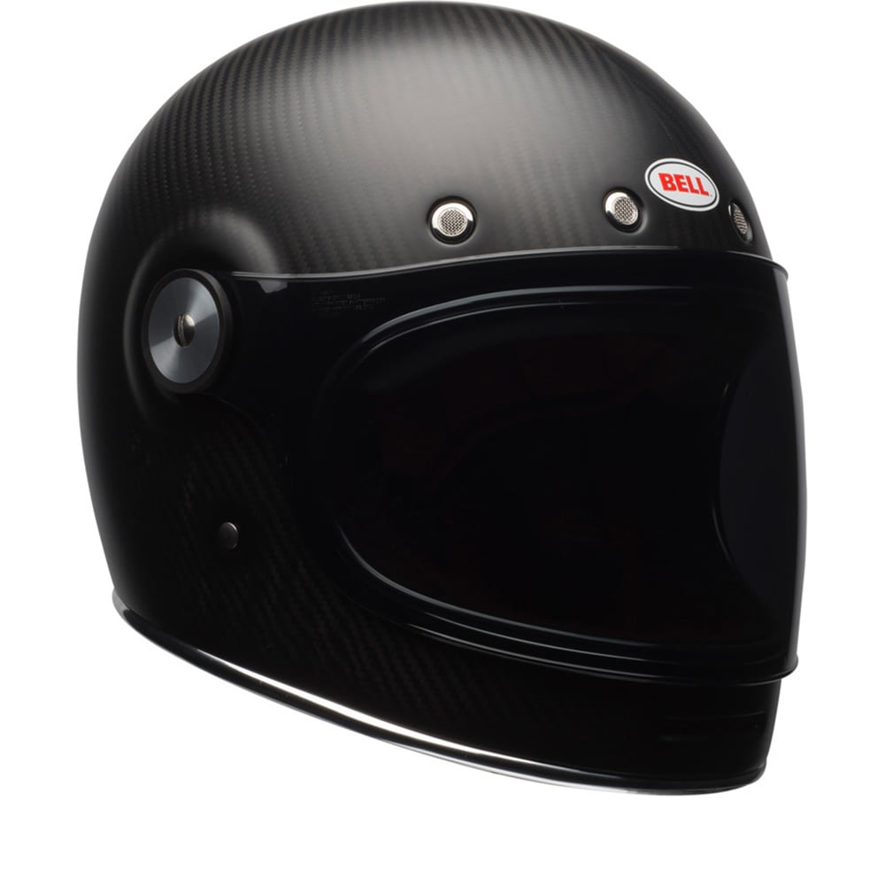 Image of Bell Bullitt Carbon Solid Matte Black Carbon Full Face Helmet Talla XS