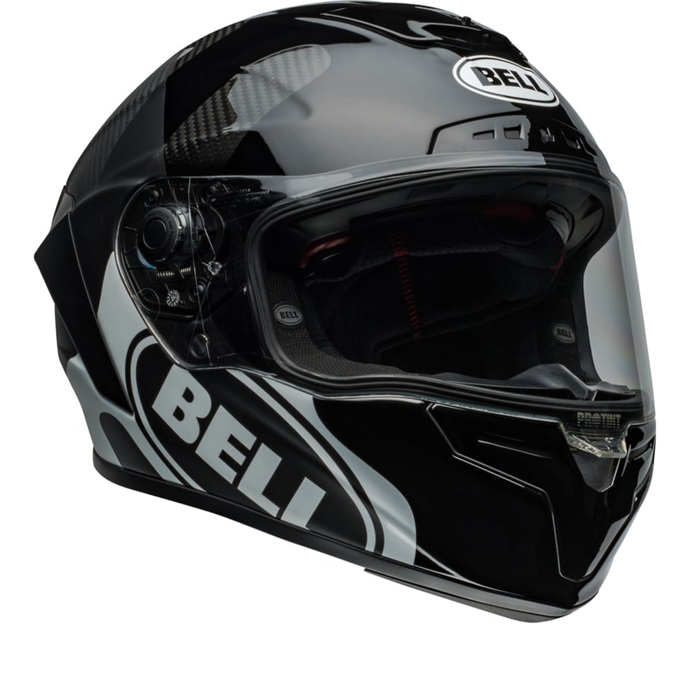 Image of Bell Race Star DLX Flex Hello Cousteau Algae Black Full Face Helmet Size M EN