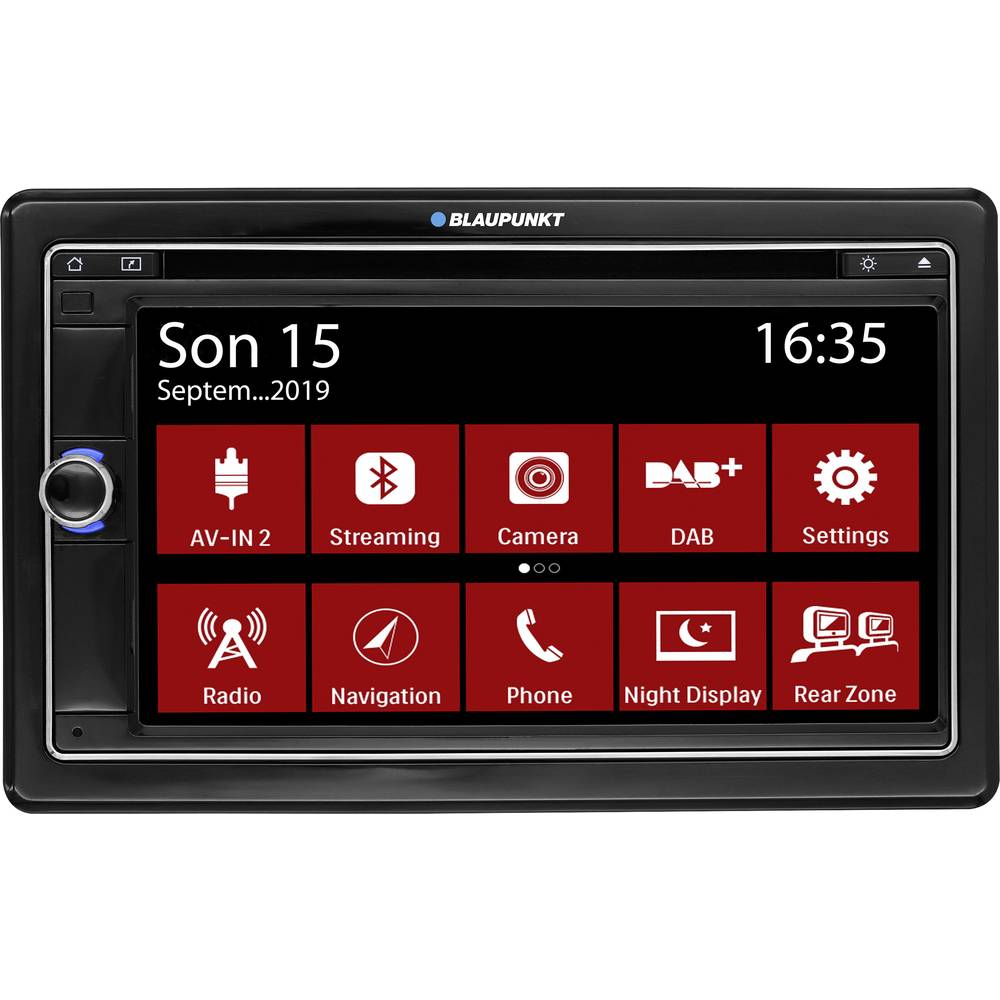Image of Blaupunkt Las Vegas 690 DAB Double DIN monitor receiver Bluetooth handsfree set Rearview camera connector Steering