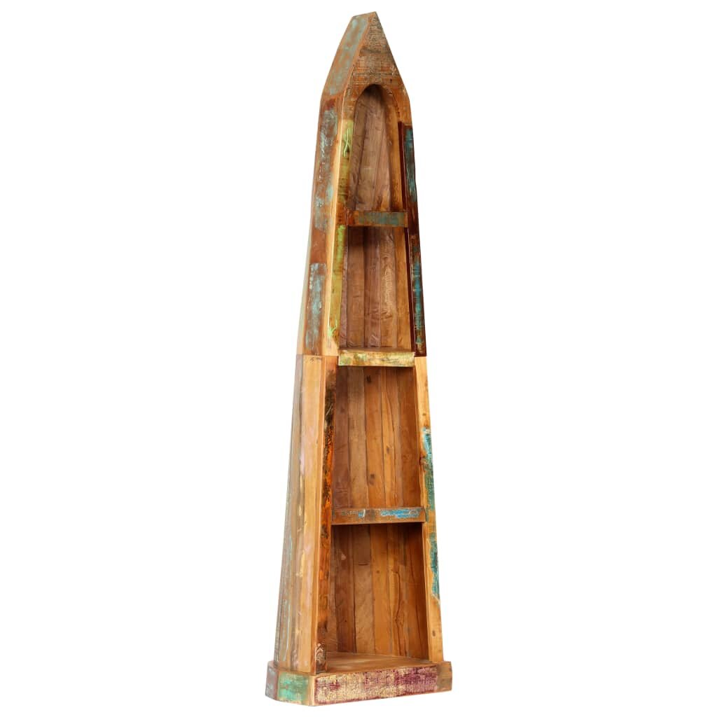 Image of Bookshelf 197"x157"x709" Solid Reclaimed Wood