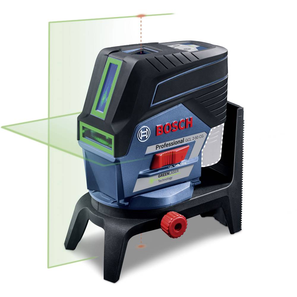 Image of Bosch Professional GCL 2-50CG Cross line and plumb dot laser Self-levelling Range (max): 20 m