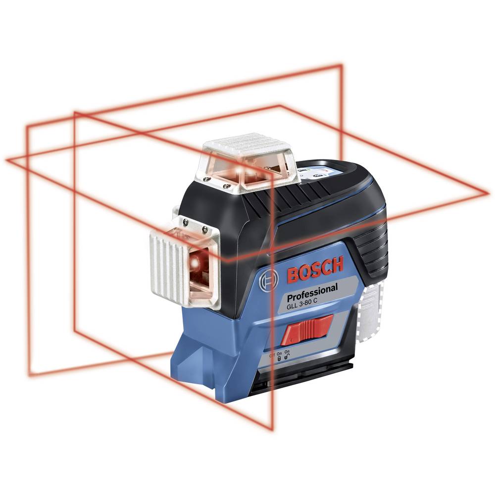 Image of Bosch Professional GLL 3-80 C (Karton) Multi-line laser Range (max): 120 m