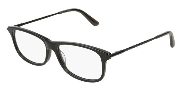 Image of Bottega Veneta BV0187O 001 54 Czarne Męskie Okulary Korekcyjne PL